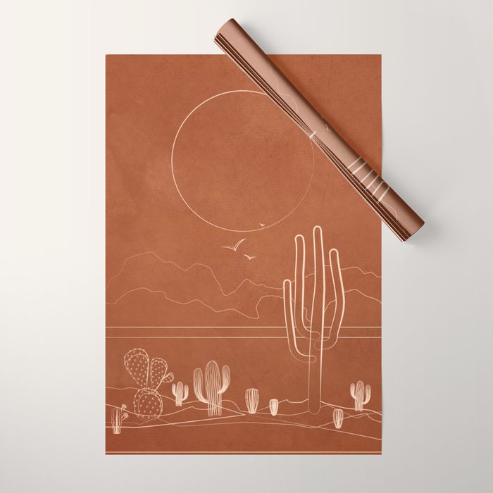 Sun over the Desert 1 Wrapping Paper Gallery Image 1