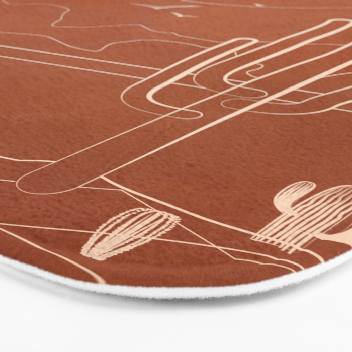 Sun over the Desert 1 Bath Mat Gallery Image 3
