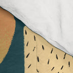 Mid Century Modern Inspired Bird and Leaves Comforter Gallery Image 4