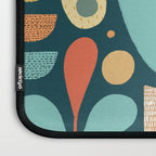 Mid Century Modern Inspired Bird and Leaves Laptop Sleeve Gallery Image 3