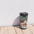 Tiger Vase Bouquet Travel Mug Gallery Image 4