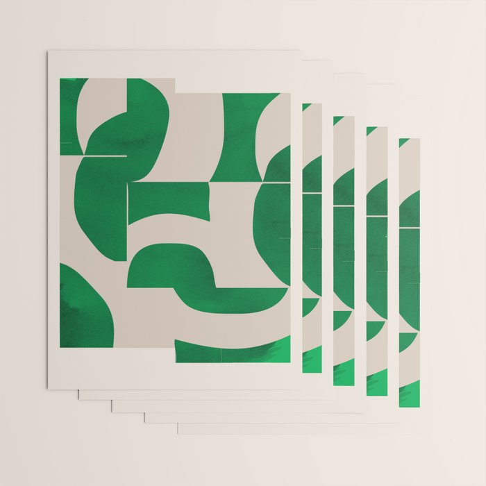 Minimal Geometric Shapes 226 Wrapping Paper Gallery Image 3