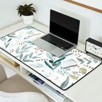 Botanical Eucalyptus Leaves Pattern Desk Mat Gallery Image 2