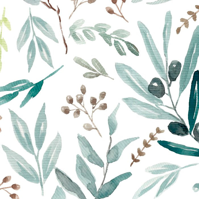 Botanical Eucalyptus Leaves Pattern Coffee Mug Gallery Image 2