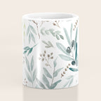 Botanical Eucalyptus Leaves Pattern Coffee Mug Gallery Image 4