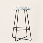 Botanical Eucalyptus Leaves Pattern Stool Gallery Image 1