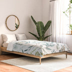 Botanical Eucalyptus Leaves Pattern Comforter Gallery Image 2
