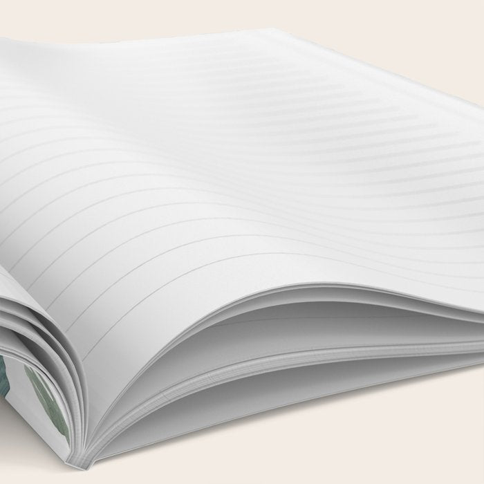 Botanical Eucalyptus Leaves Pattern Notebook Gallery Image 2