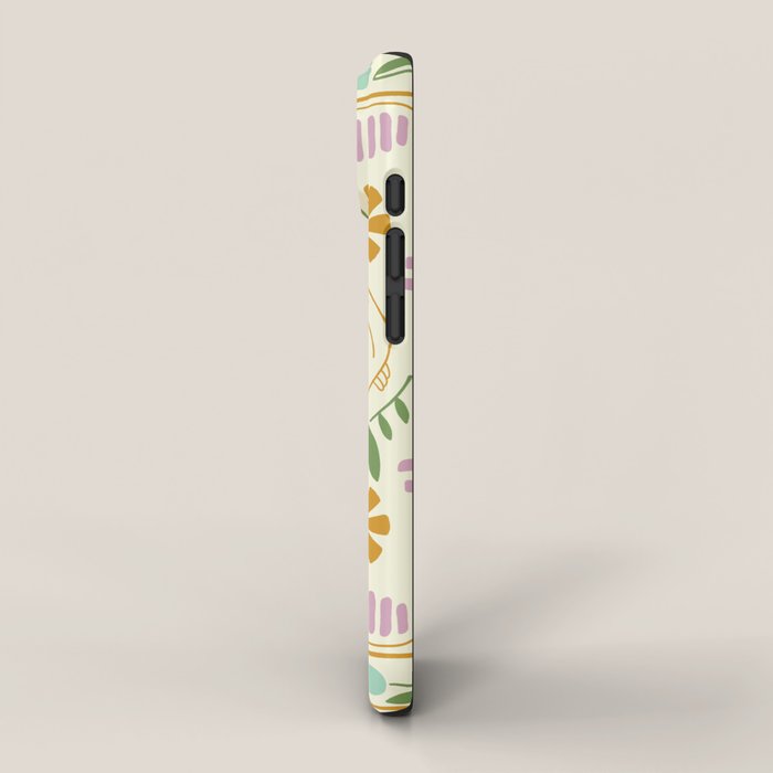 Scandinavian Dove Pattern iPhone Case Gallery Image 2