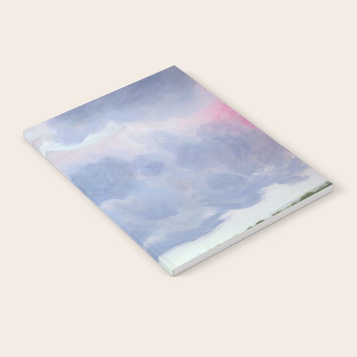 Vertical landscape art with clouds Notebook Gallery Image 2