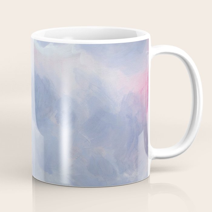 Vertical landscape art with clouds Coffee Mug Gallery Image 1