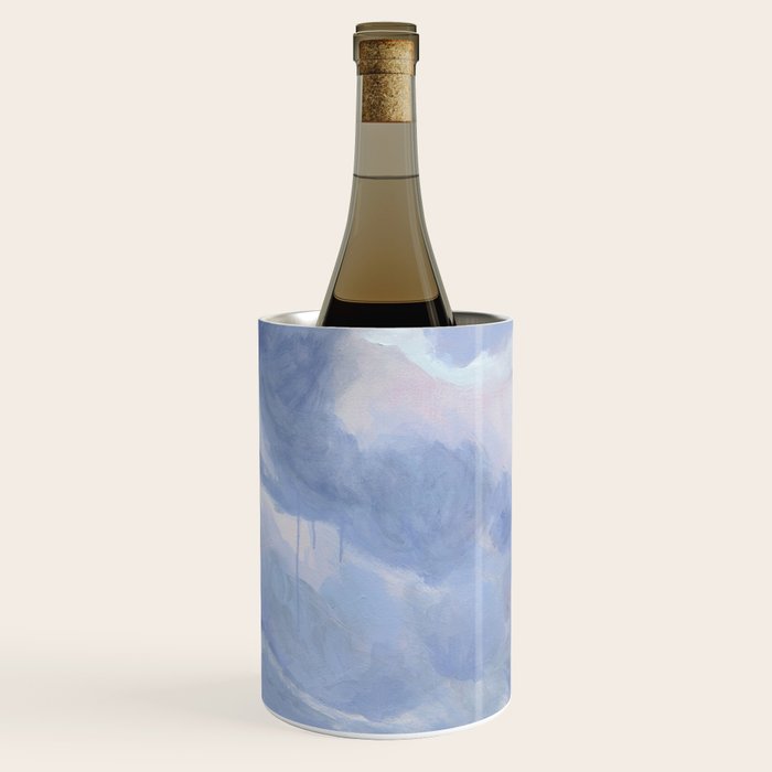 Vertical landscape art with clouds Wine Chiller Gallery Image 1