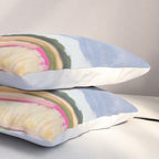 Vertical landscape art with clouds Pillow Sham Gallery Image 3