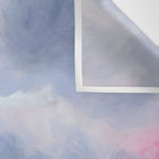 Vertical landscape art with clouds Wall Tapestry Gallery Image 3