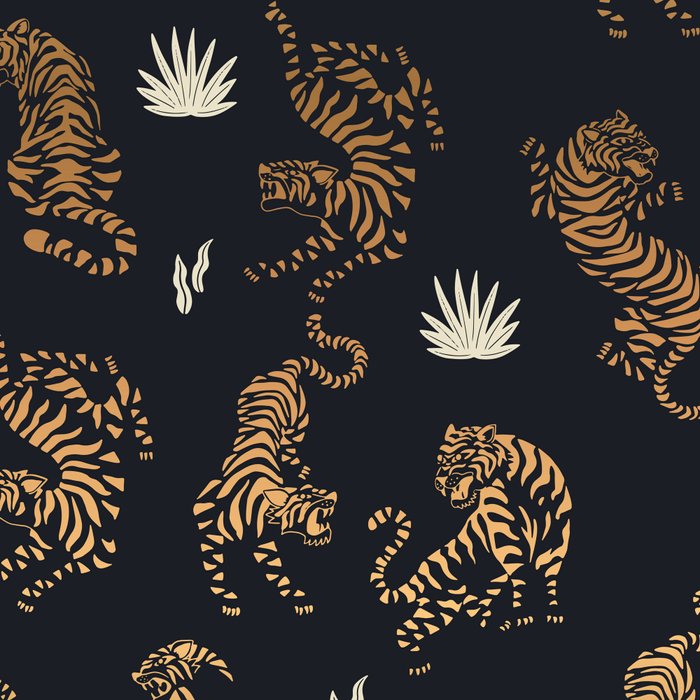 Golden Tigers Coffee Mug Gallery Image 2