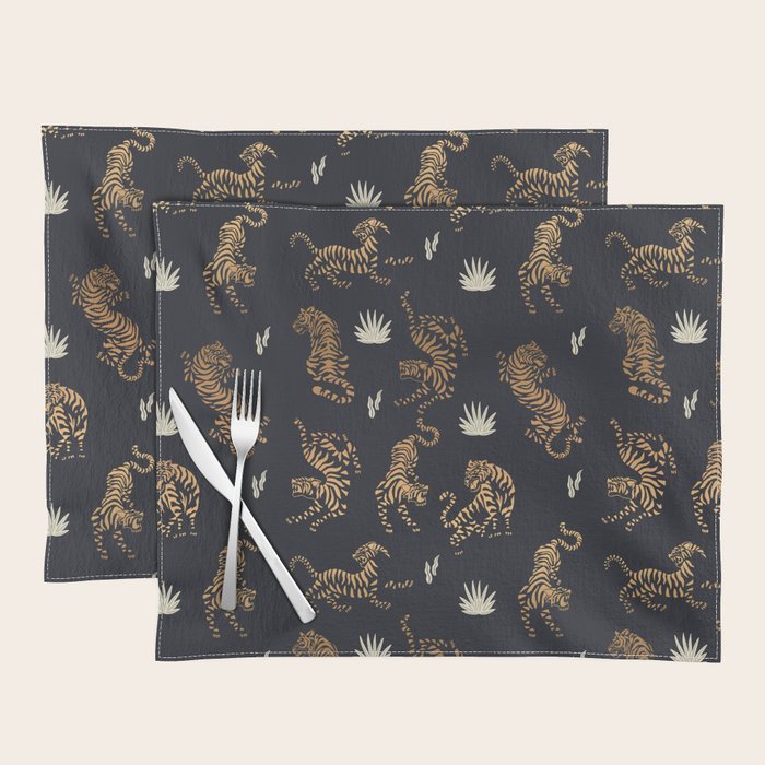 Golden Tigers Placemat Gallery Image 1
