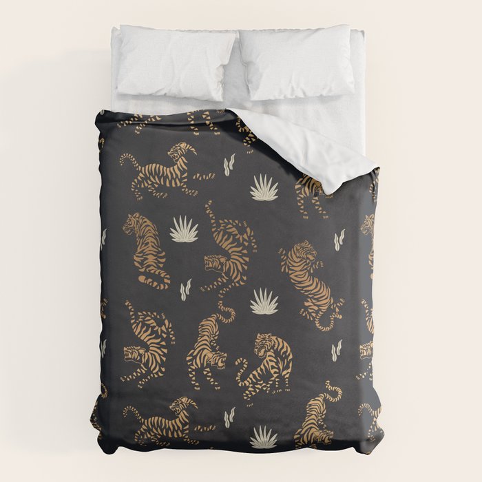 Golden Tigers Duvet Cover Gallery Image 6
