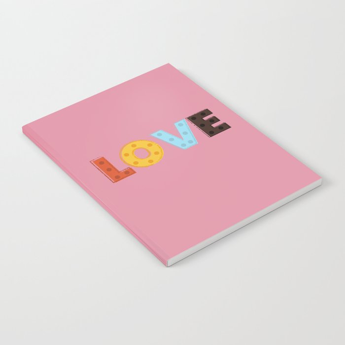 Happy LOVE - typography Notebook Gallery Image 2
