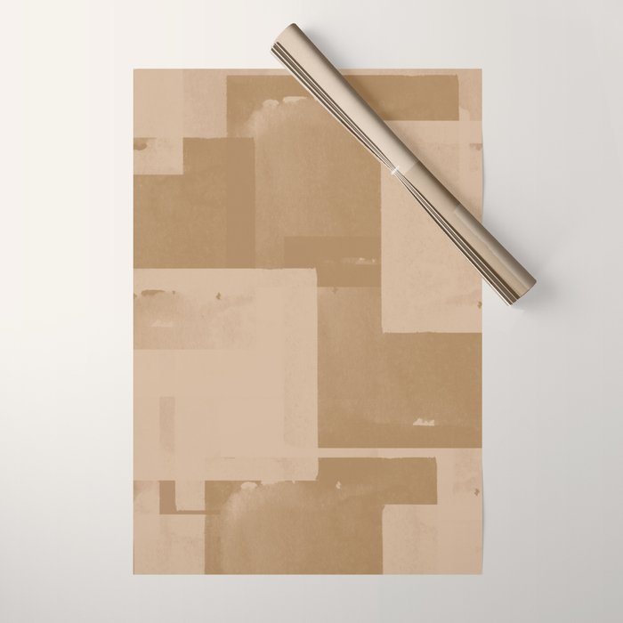 Beige Paper Cut Wrapping Paper Gallery Image 1