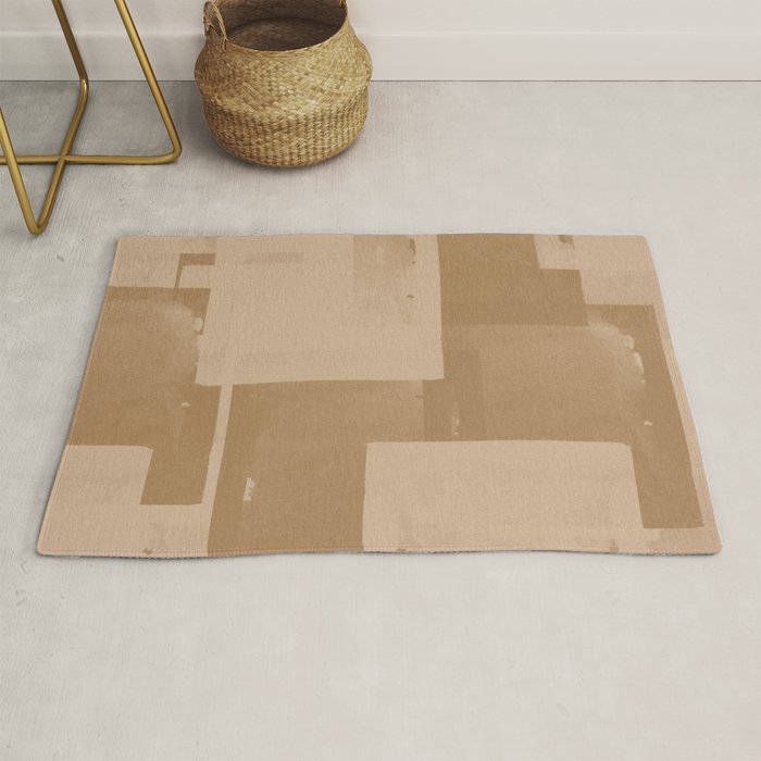 Beige Paper Cut Rug Gallery Image 1