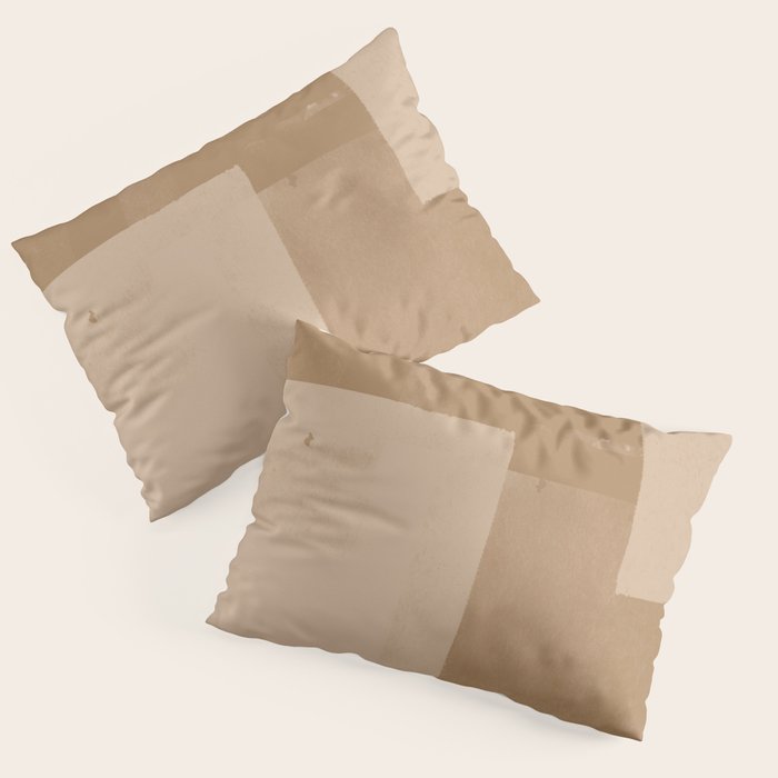 Beige Paper Cut Pillow Sham Gallery Image 3