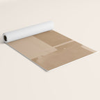 Beige Paper Cut Yoga Mat Gallery Image 2