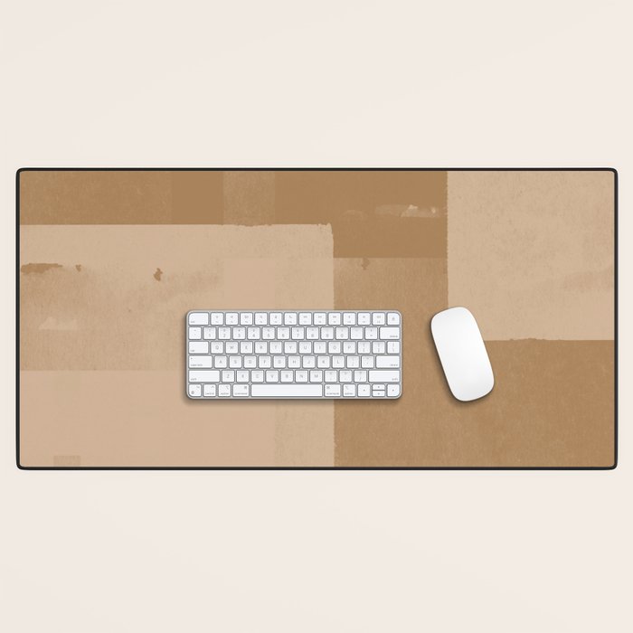 Beige Paper Cut Desk Mat Gallery Image 1