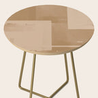 Beige Paper Cut Side Table Gallery Image 2