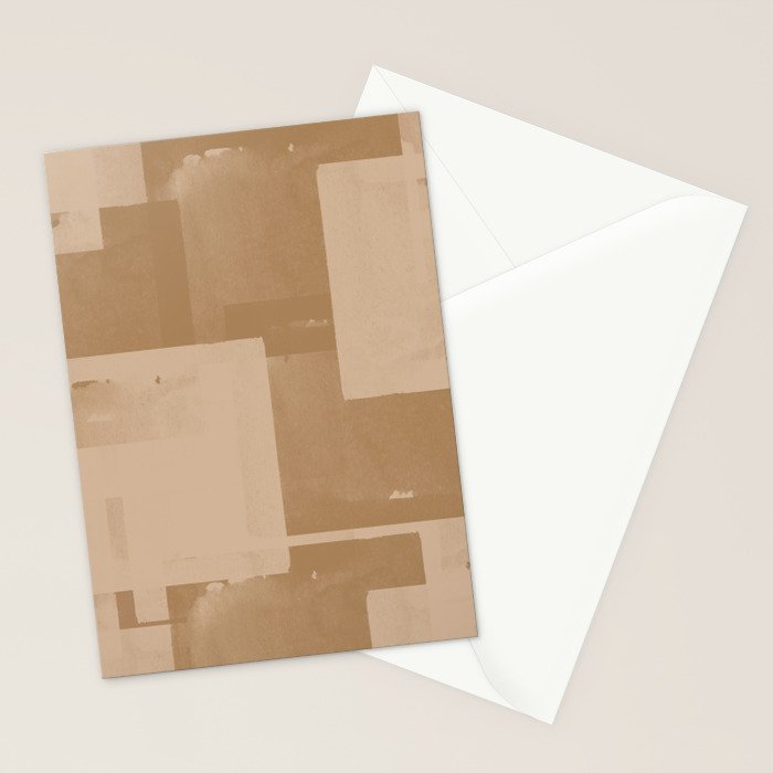 Beige Paper Cut Stationery Card Gallery Image 2