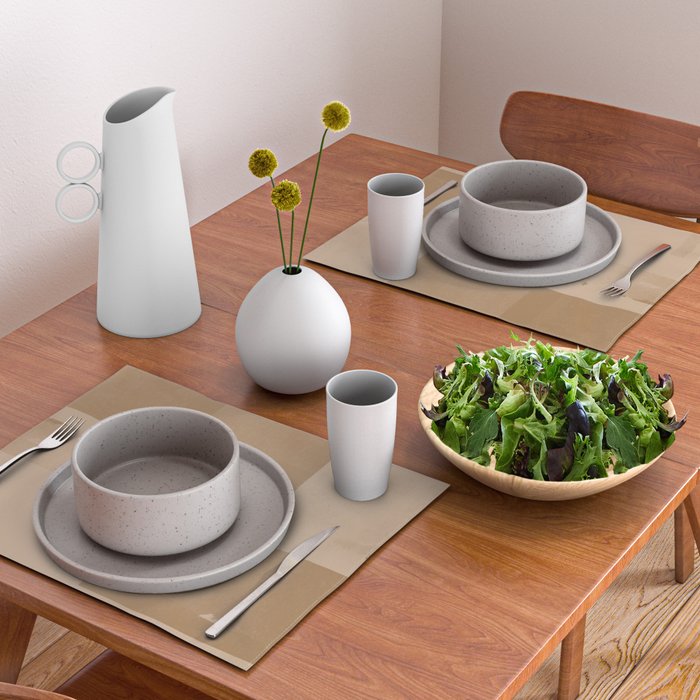 Beige Paper Cut Placemat Gallery Image 2