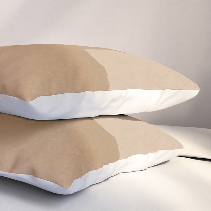 Beige Paper Cut Pillow Sham Gallery Image 3