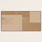 Beige Paper Cut Desk Mat Gallery Image 3
