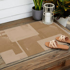 Beige Paper Cut Outdoor Rug Gallery Image 2