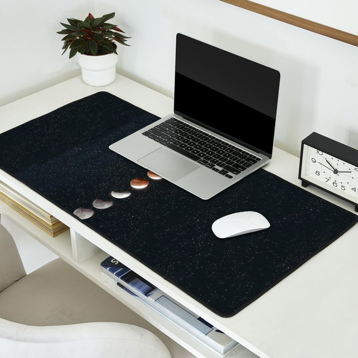 Phases of the Moon II Desk Mat Gallery Image 2