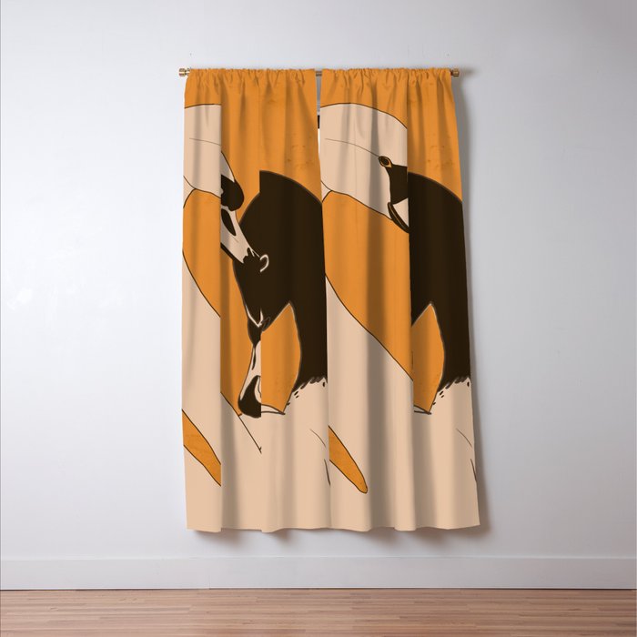 Two Swans 2 Window Curtain Gallery Image 3