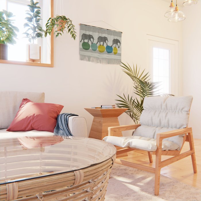 Travelling Elephants Wall Hanging Gallery Image 2