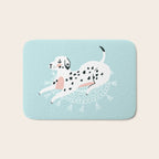 Cute dalmatian Bath Mat Gallery Image 1