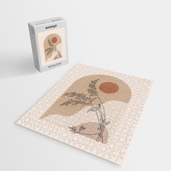 Minimal Abstract Art Landscape 15 Jigsaw Puzzle Gallery Image 2