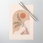 Minimal Abstract Art Landscape 15 Wrapping Paper Gallery Image 1