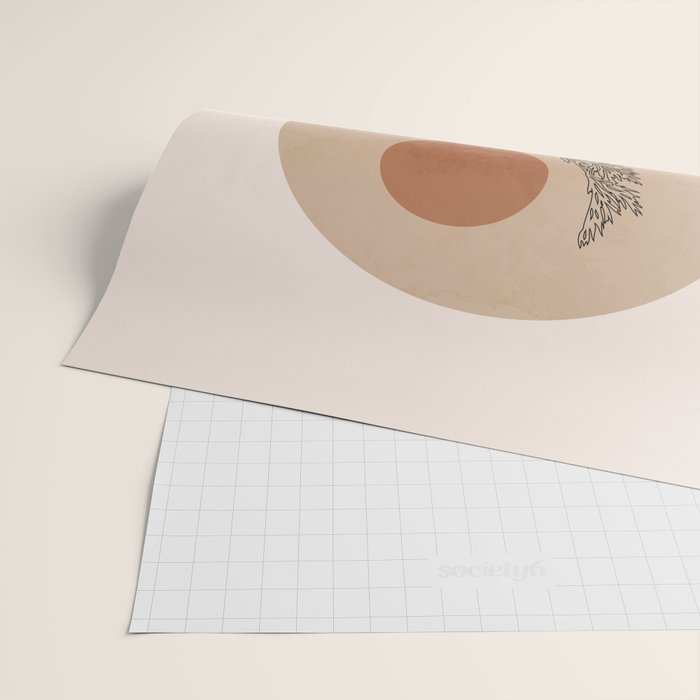Minimal Abstract Art Landscape 15 Wrapping Paper Gallery Image 2