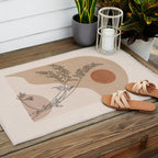 Minimal Abstract Art Landscape 15 Outdoor Rug Gallery Image 2