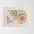 Minimal Abstract Art Landscape 15 Rug Gallery Image 2