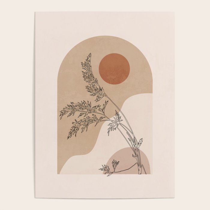 Minimal Abstract Art Landscape 15 Poster Gallery Image 4