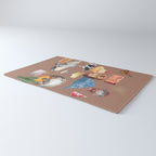Gentle on My Mind Inspired by PANTONE 17 1230 Mocha Mousse Rug Gallery Image 3