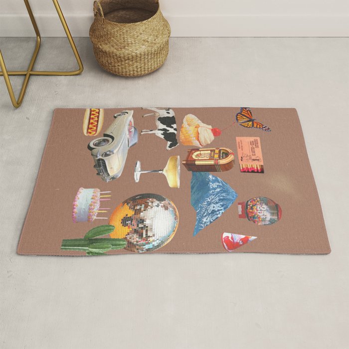 Gentle on My Mind Inspired by PANTONE 17 1230 Mocha Mousse Rug Gallery Image 1