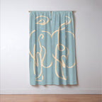 Abstract line art 229 Window Curtain Gallery Image 3