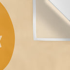 Honey Yin Yang Stars Wall Tapestry Gallery Image 3