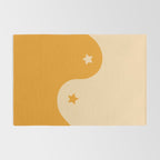 Honey Yin Yang Stars Rug Gallery Image 2