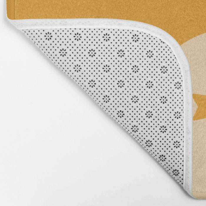 Honey Yin Yang Stars Bath Mat Gallery Image 2