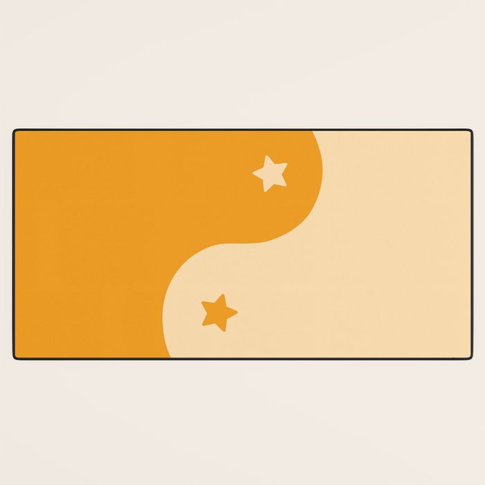 Honey Yin Yang Stars Desk Mat Gallery Image 3